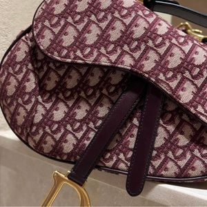 Christian Dior saddle bag